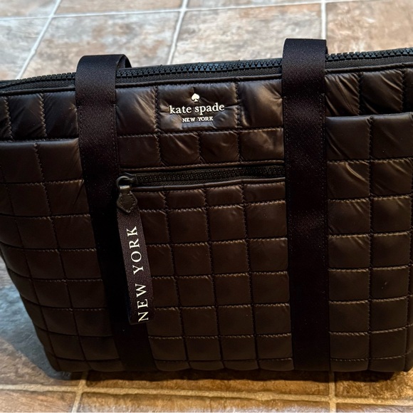 Kate Spade Black Camden Quilted Tote - Picture 2 of 4